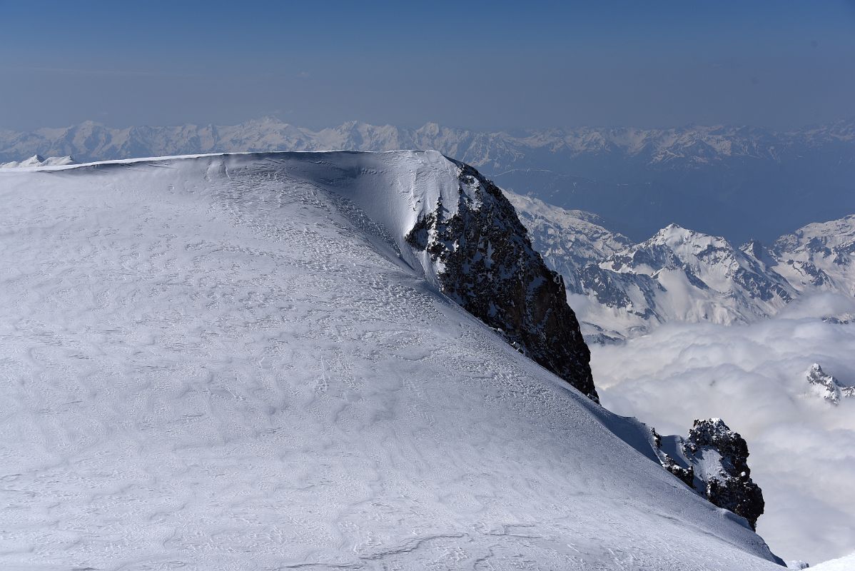 13D Mount Elbrus West Peak South Summit From Mount Elbrus West Main Peak North Summit 5642m